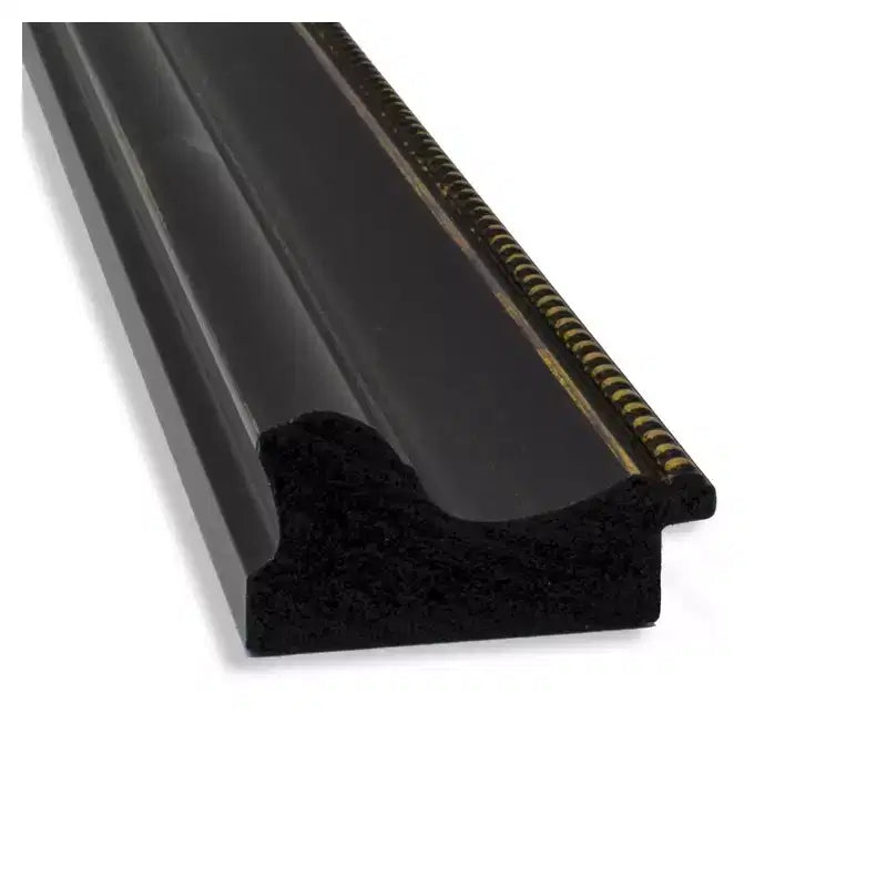 Kit de cadre pour miroir de salle de bains Mirror Makeover - Cadre entièrement assemblé à décoller et à coller - Miroir NON inclus - Bordure étroite bronze décorative