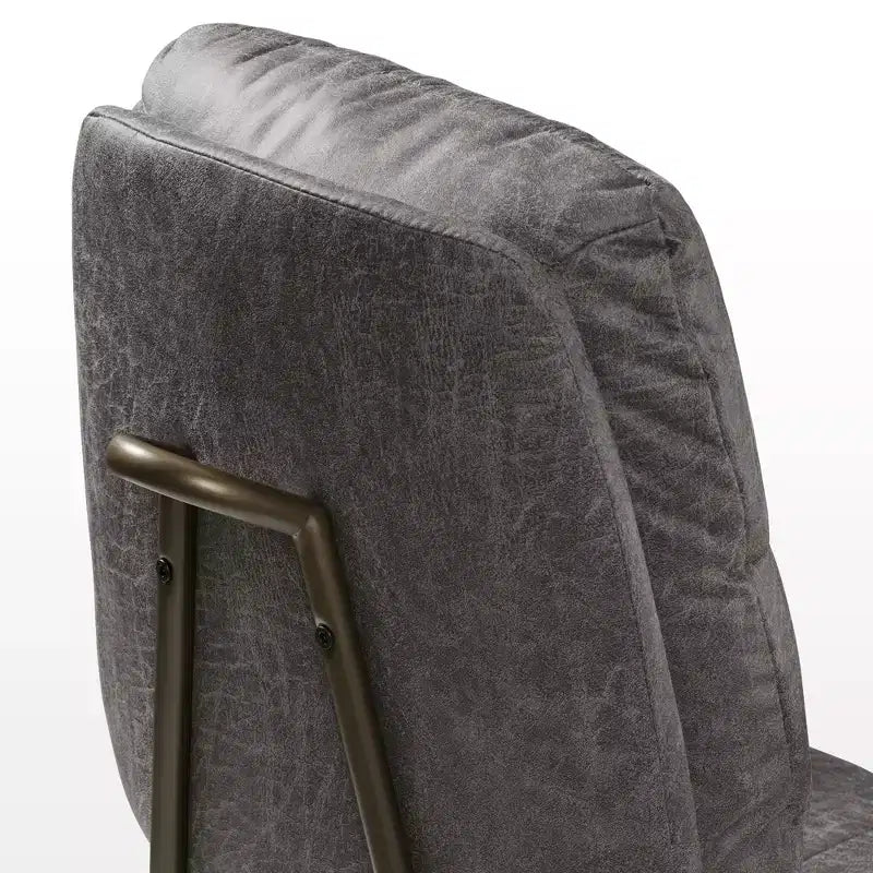 Chaise de bureau à domicile en imitation daim