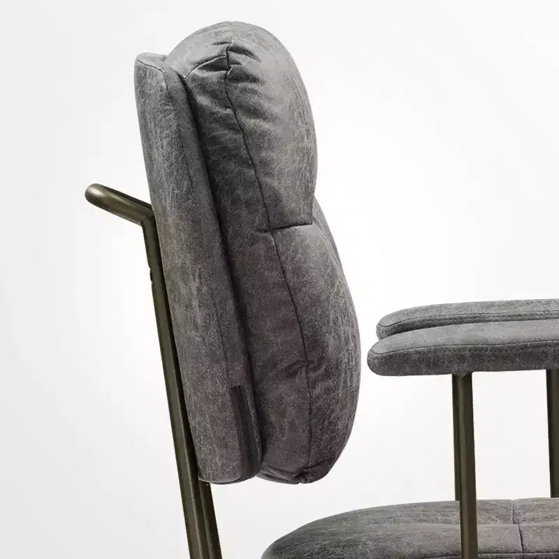 Chaise de bureau à domicile en imitation daim