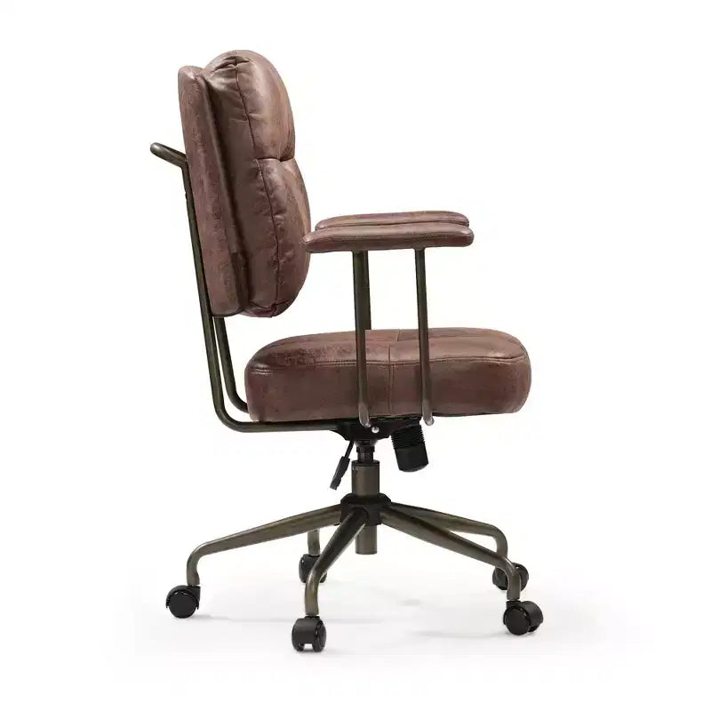 Chaise de bureau à domicile en imitation daim