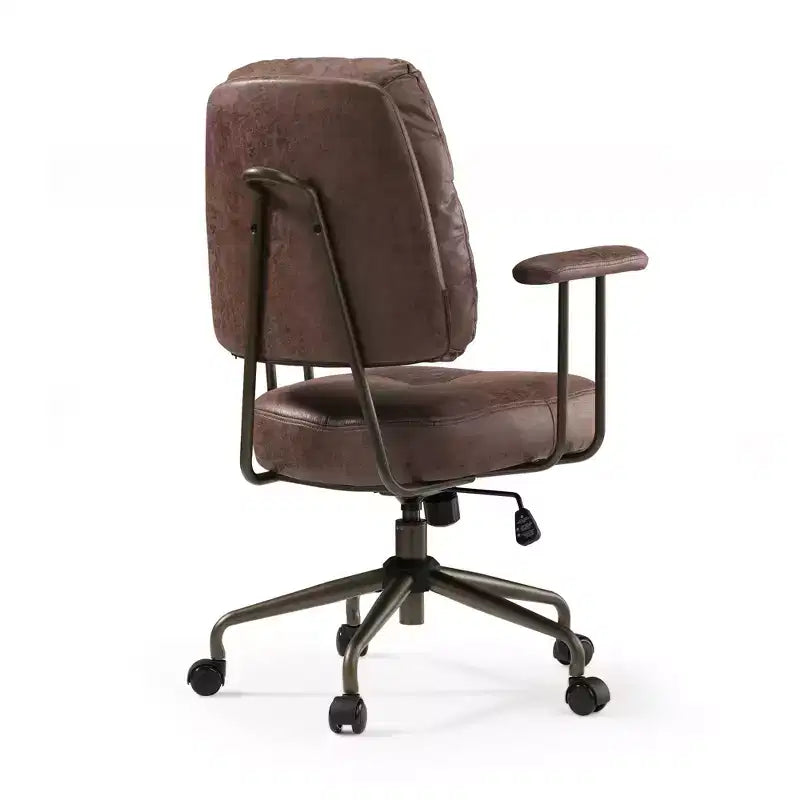 Chaise de bureau à domicile en imitation daim
