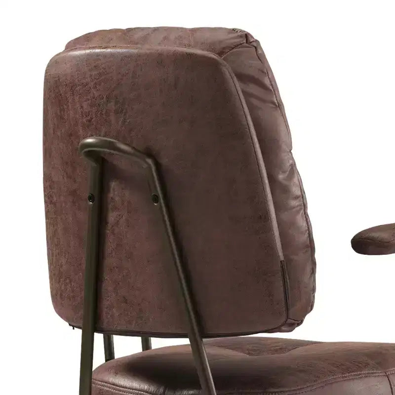 Chaise de bureau à domicile en imitation daim