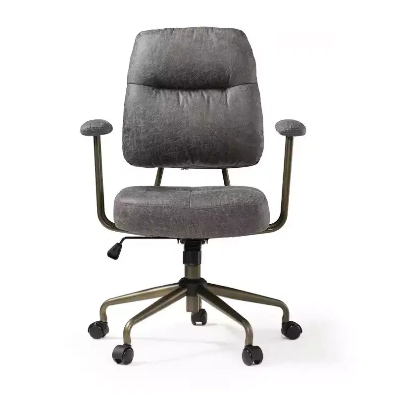 Chaise de bureau à domicile en imitation daim