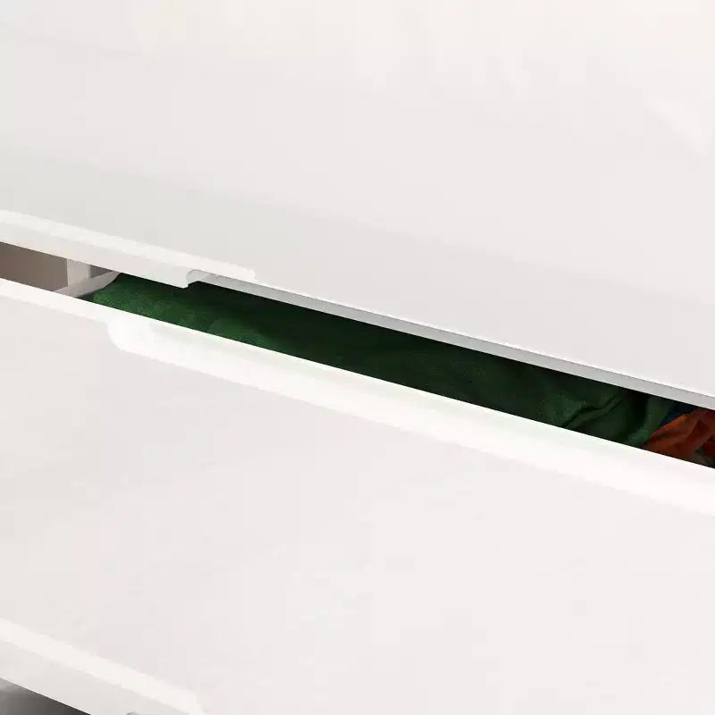 8 Drawer Dresser with Underlight High Gloss Finish Modern Chest of Drawers