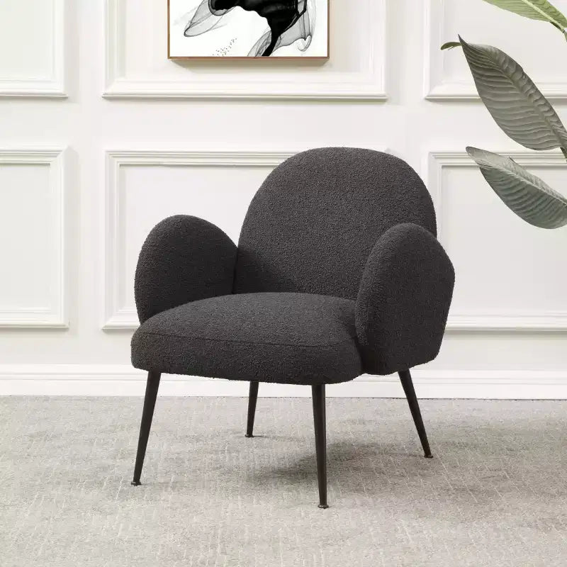 Accent Chair, Cozy Upholstered Single Chair, Stylish Statement Seat for Living Room & Bedroom