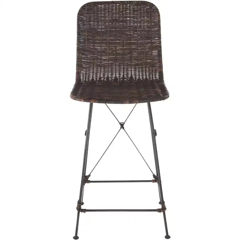 Tabouret de comptoir tressé (lot de 2)