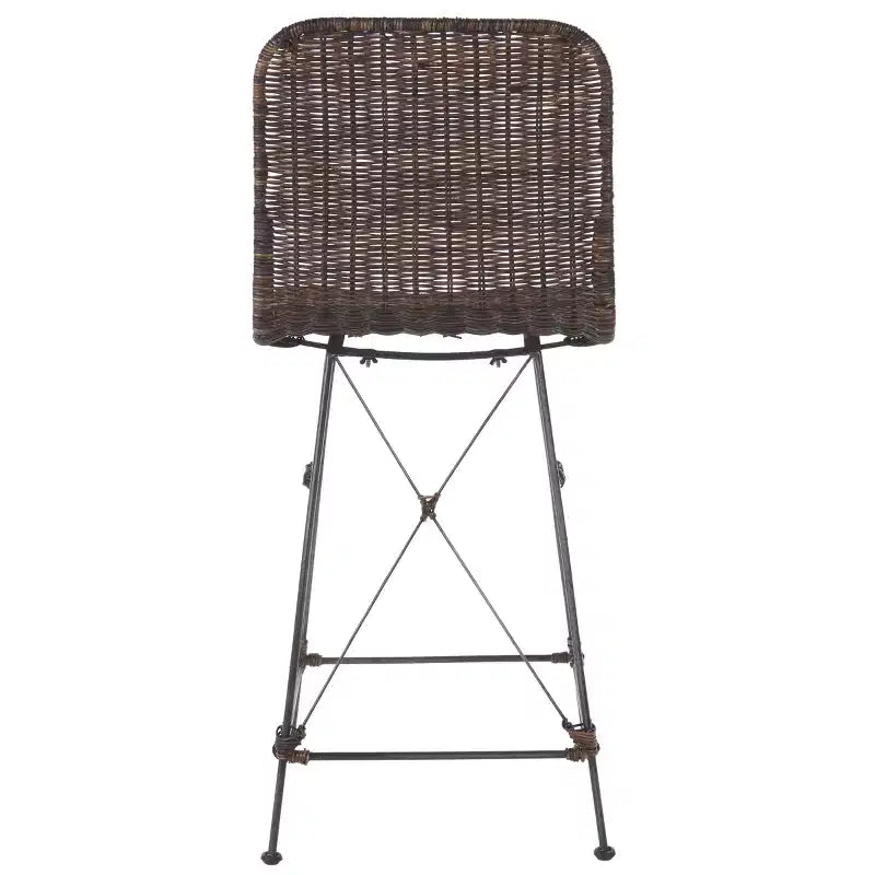 Tabouret de comptoir tressé (lot de 2)