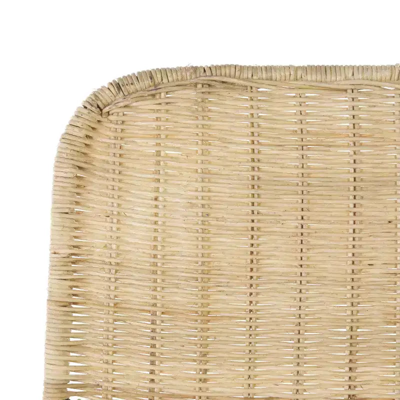 Tabouret de comptoir tressé (lot de 2)