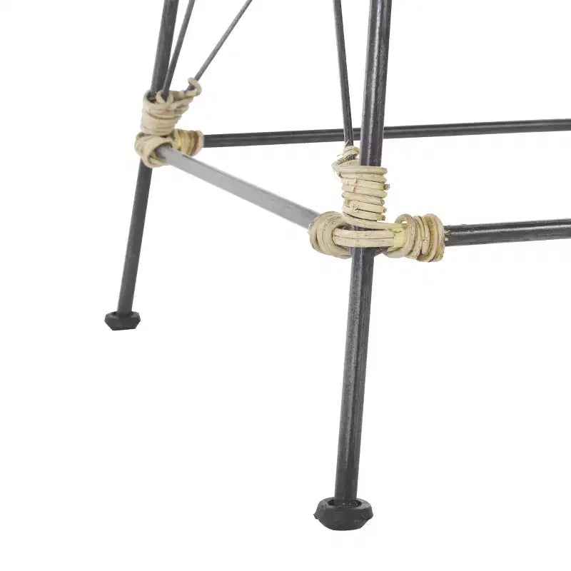 Tabouret de comptoir tressé (lot de 2)