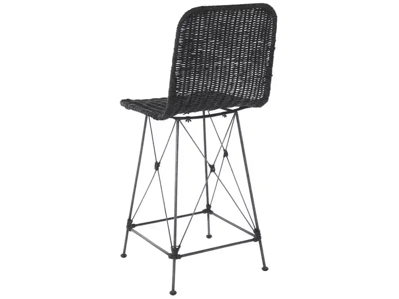 Tabouret de comptoir tressé (lot de 2)