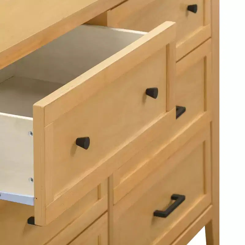Kommode mit 6 Schubladen, stabiler Aufbewahrungsschrank aus Holz, moderne stilvolle Möbel fürs Schlafzimmer und den Kleiderschrank