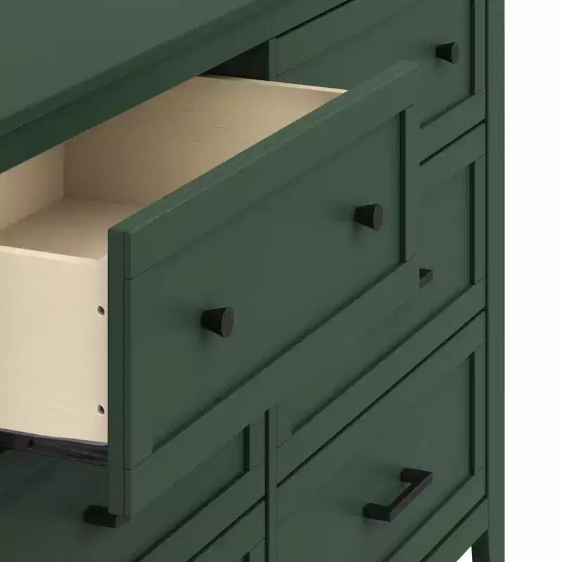 Kommode mit 6 Schubladen, stabiler Aufbewahrungsschrank aus Holz, moderne stilvolle Möbel fürs Schlafzimmer und den Kleiderschrank