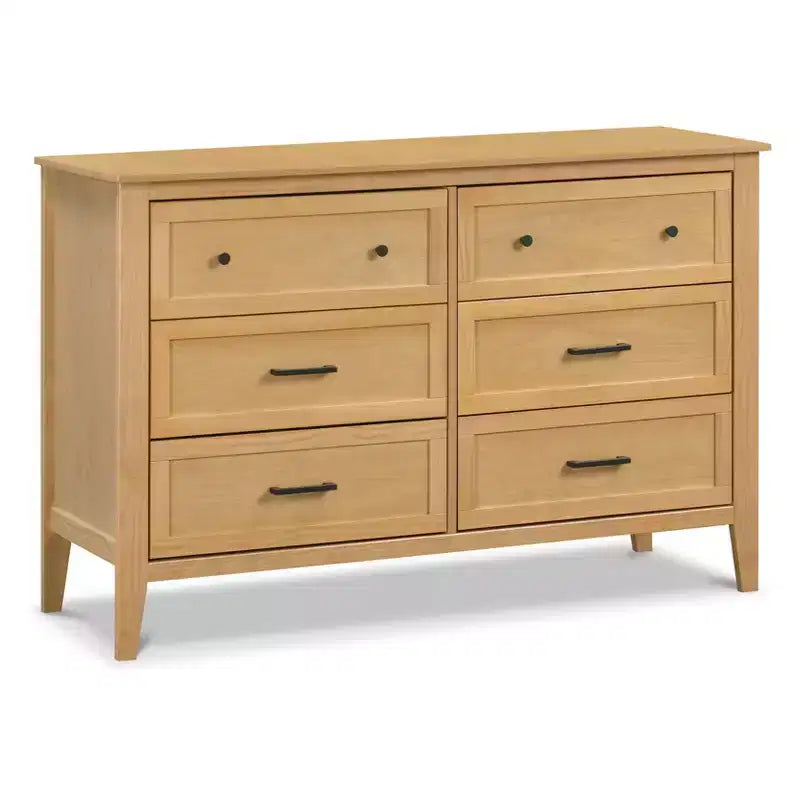 Commode à 6 tiroirs, meuble de rangement robuste en bois, mobilier moderne et élégant pour chambre et dressing