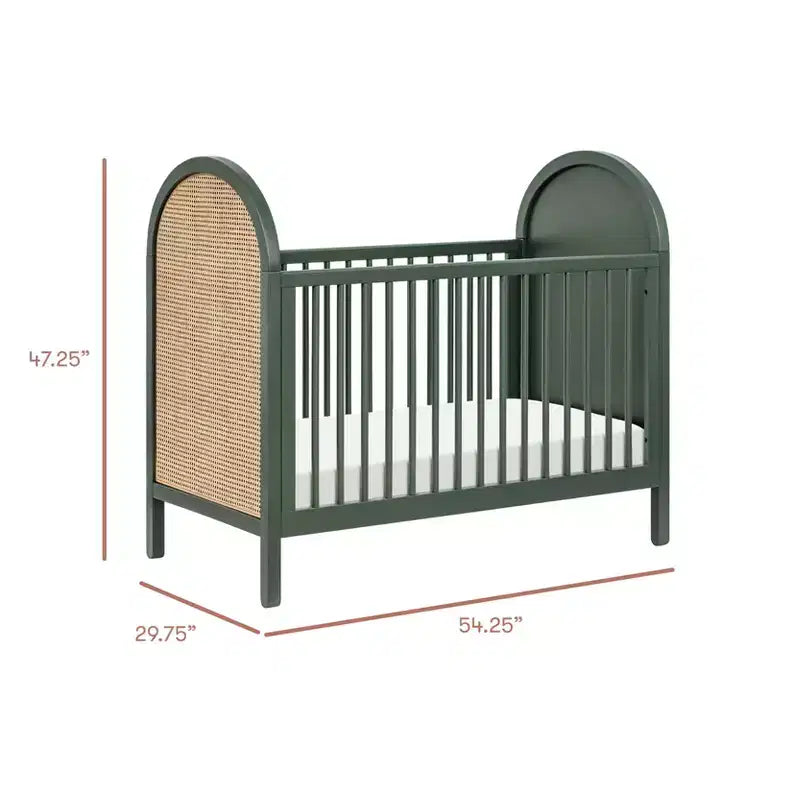 Cuna convertible 3 en 1 con kit de conversión a cama infantil