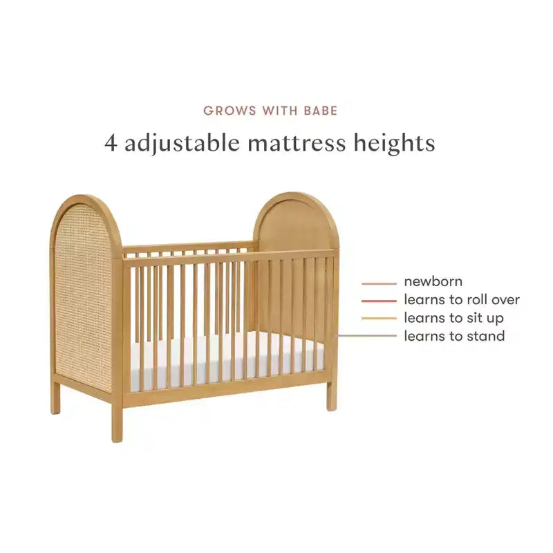 Cuna convertible 3 en 1 con kit de conversión a cama infantil