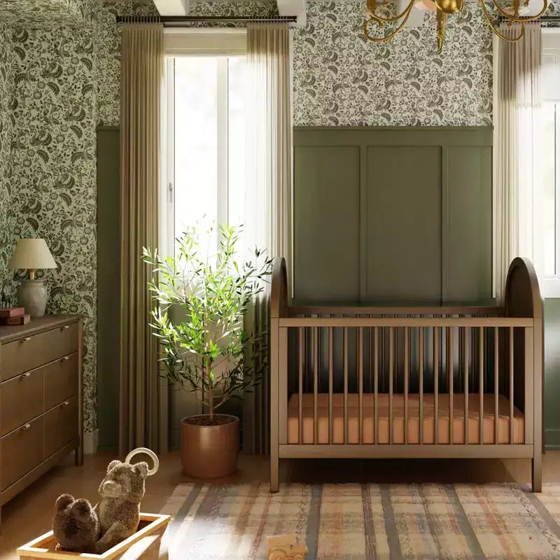 Cuna convertible 3 en 1 con kit de conversión a cama infantil