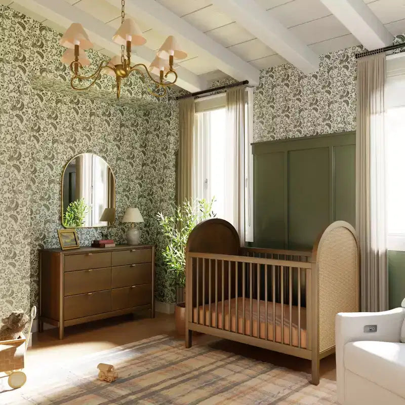 Cuna convertible 3 en 1 con kit de conversión a cama infantil