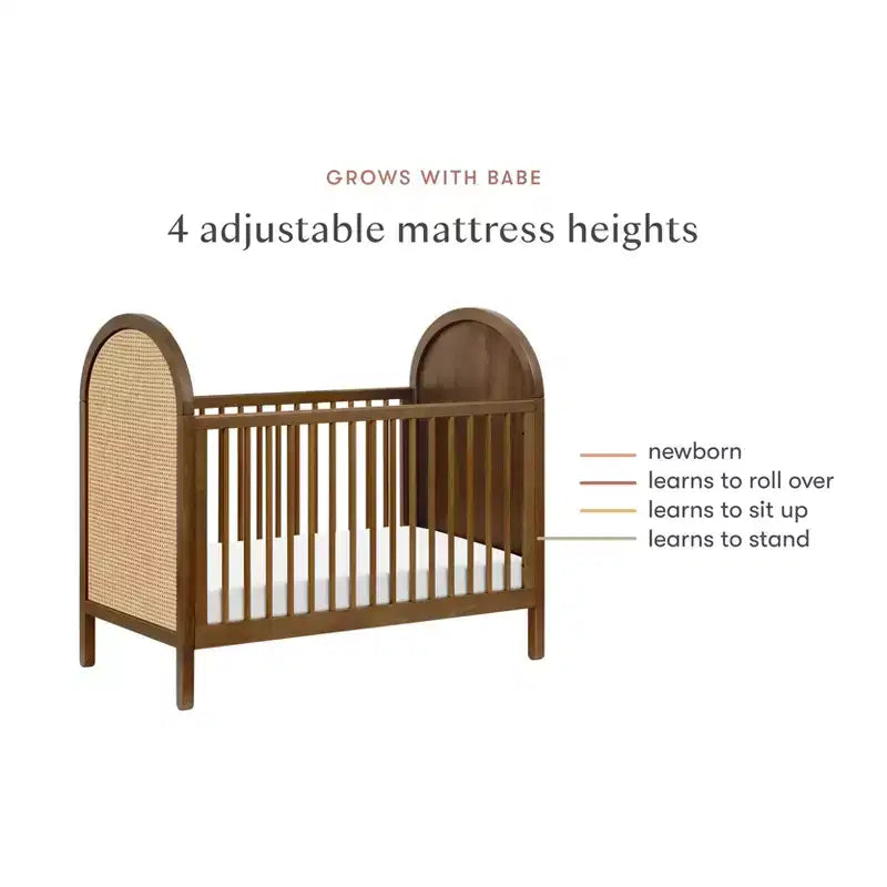 Cuna convertible 3 en 1 con kit de conversión a cama infantil