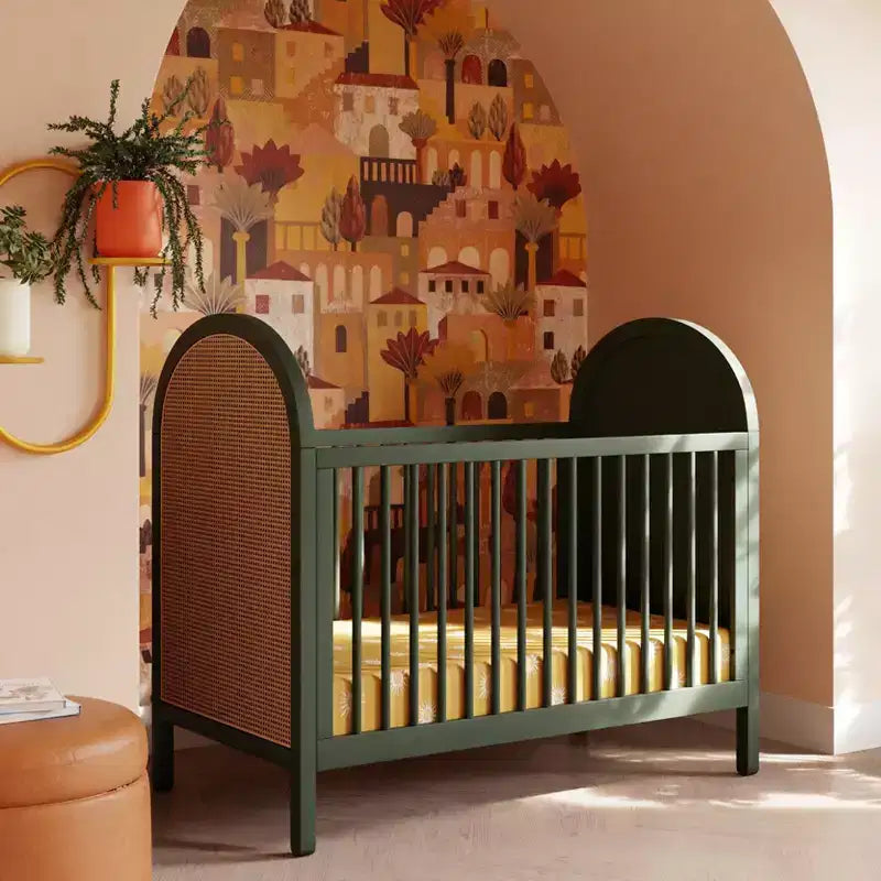 Cuna convertible 3 en 1 con kit de conversión a cama infantil