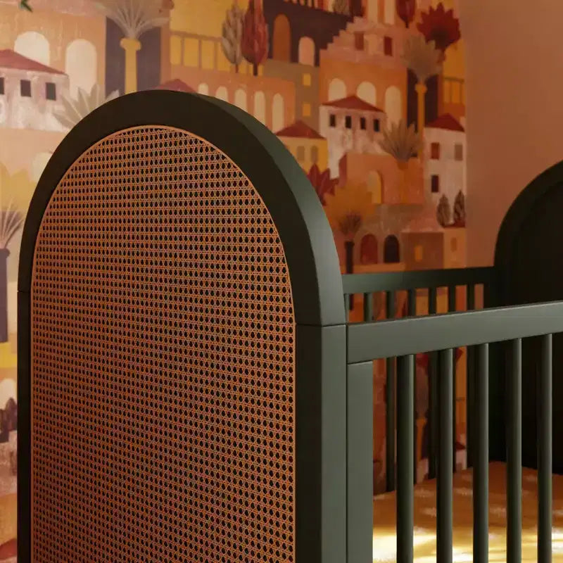 Cuna convertible 3 en 1 con kit de conversión a cama infantil