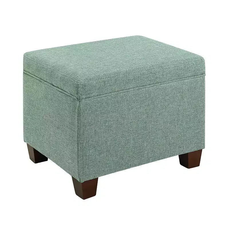 Pouf de rangement de grande capacité, banc de rangement élégant et repose-pieds compact pour chambre