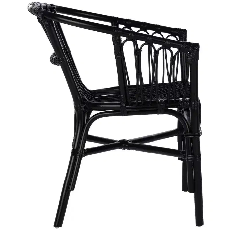 Lot de 2 fauteuils d'appoint en rotin