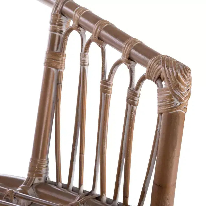 Lot de 2 fauteuils d'appoint en rotin