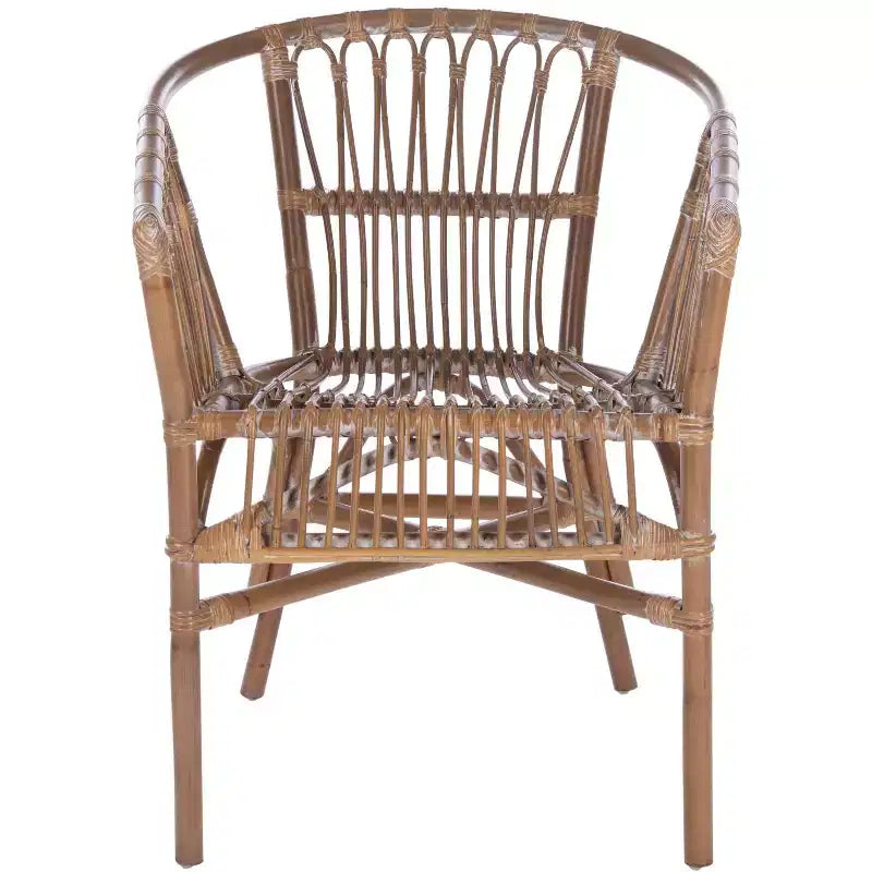 Lot de 2 fauteuils d'appoint en rotin