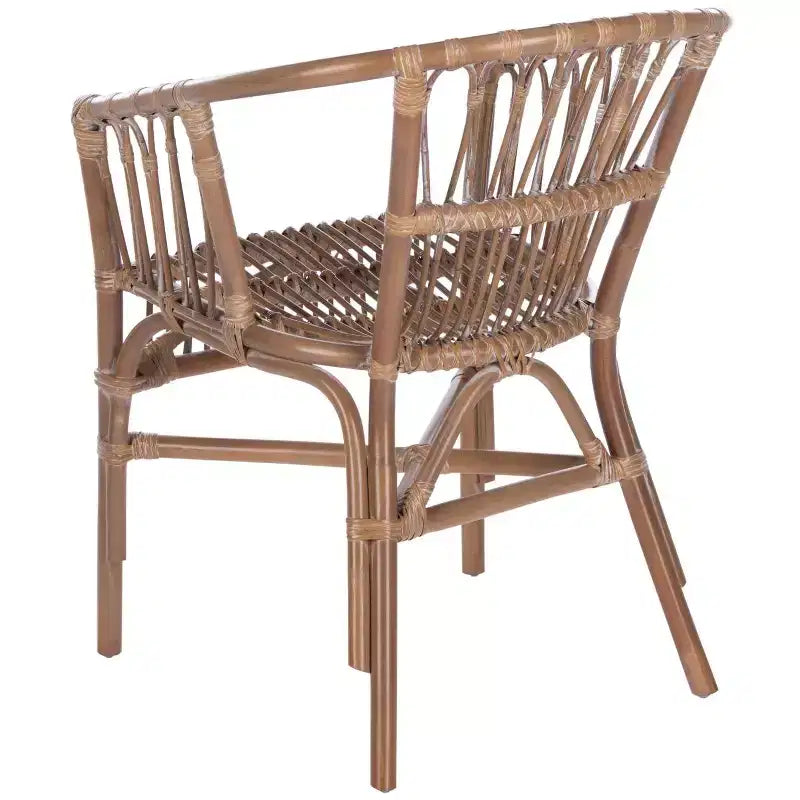 Lot de 2 fauteuils d'appoint en rotin