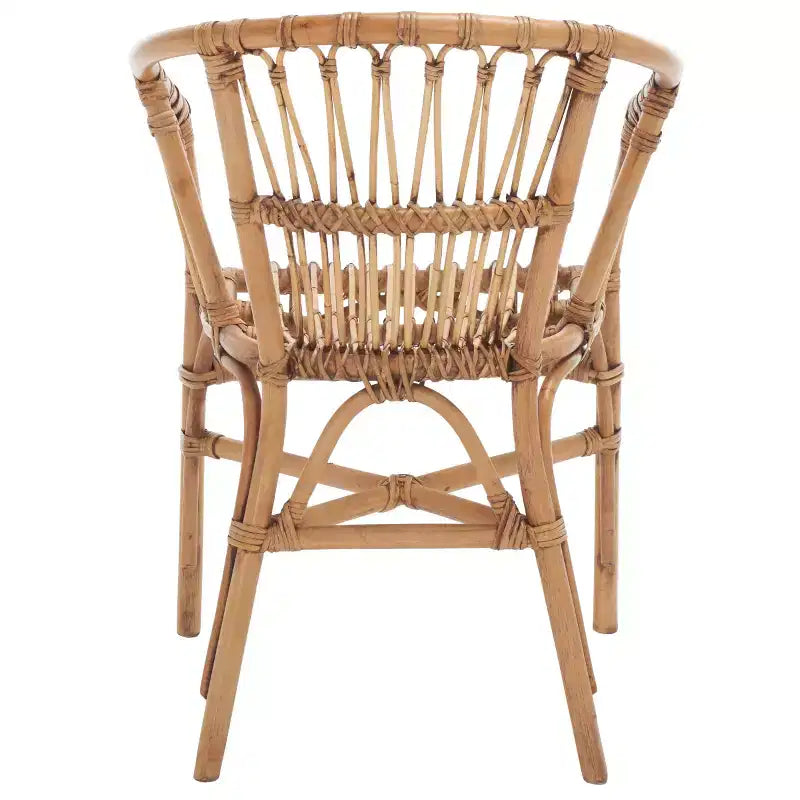 Lot de 2 fauteuils d'appoint en rotin