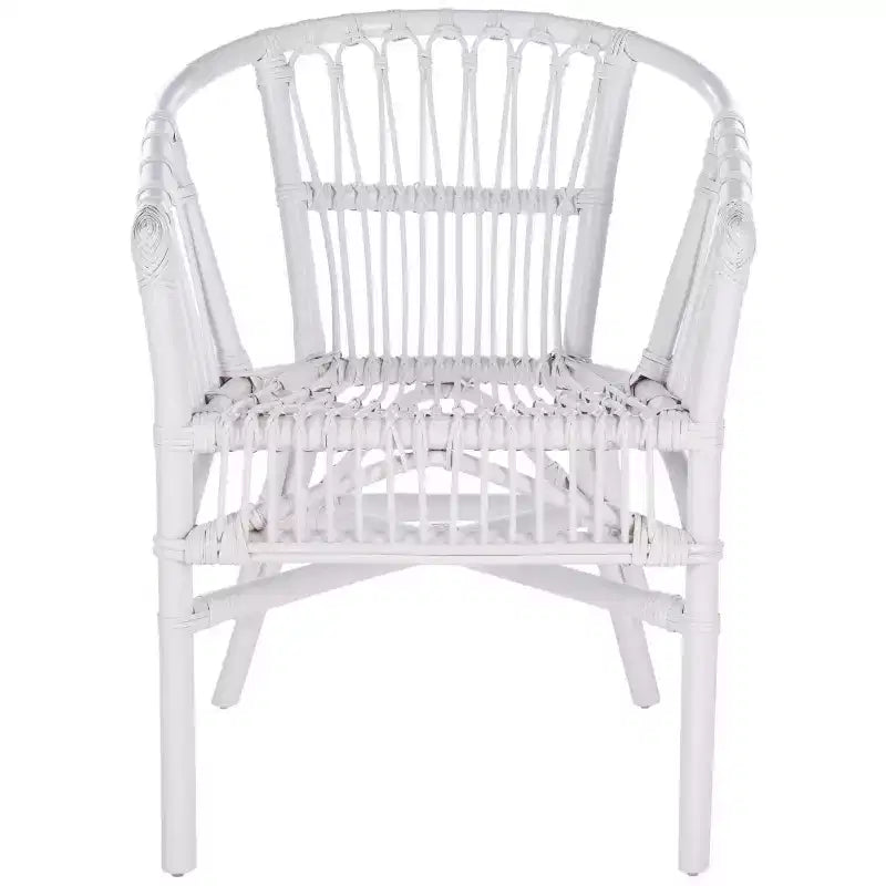 Lot de 2 fauteuils d'appoint en rotin
