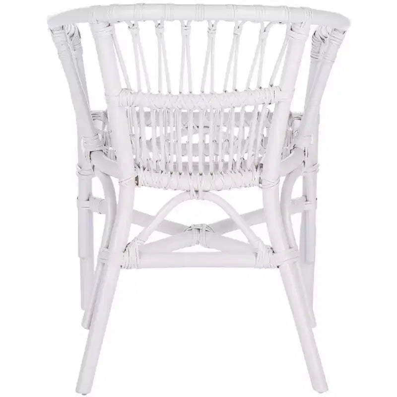 Lot de 2 fauteuils d'appoint en rotin