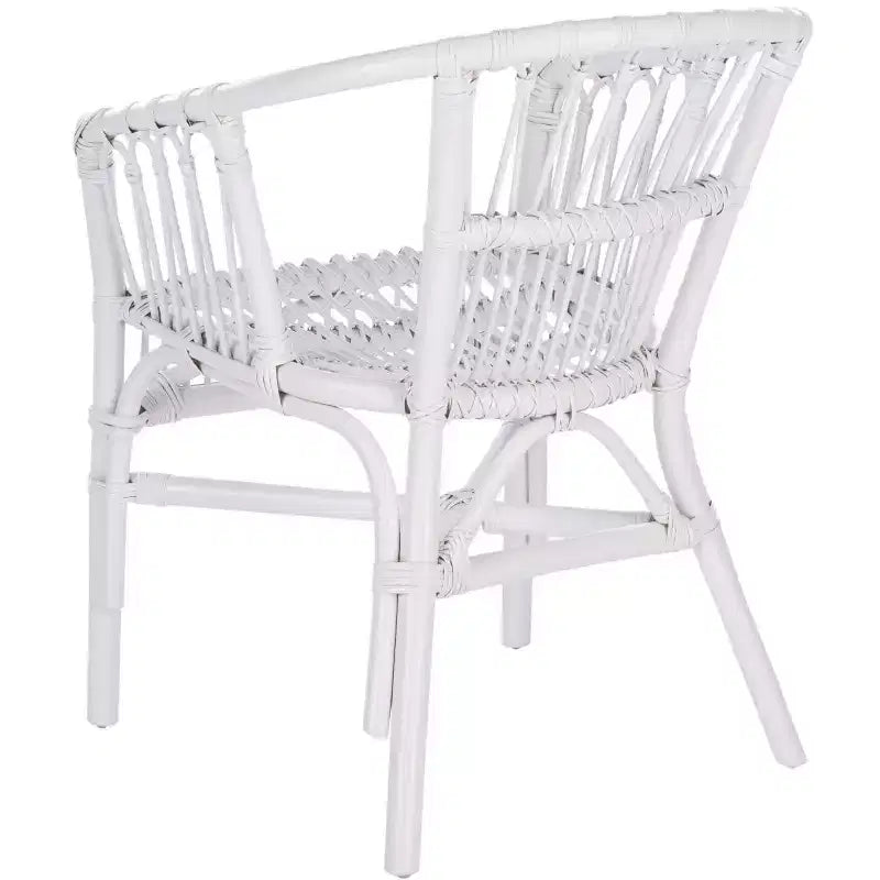 Lot de 2 fauteuils d'appoint en rotin