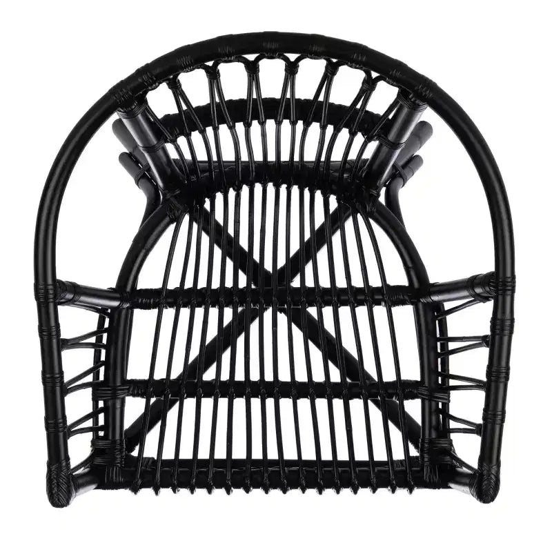 Lot de 2 fauteuils d'appoint en rotin