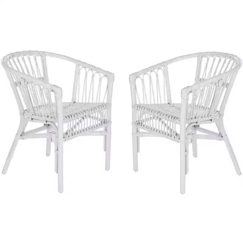 Rattan Accent Chair Set of 2