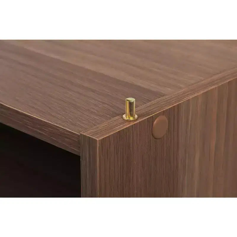 Modular Wood Stacking Storage Box with Shelf