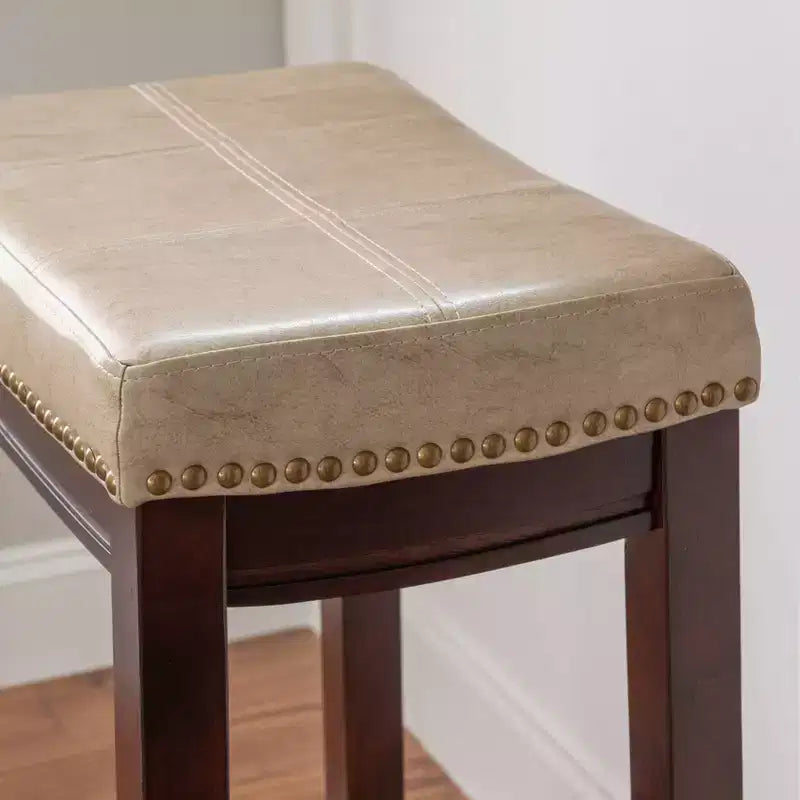 Juego de 2 taburetes de bar, modernos y de altura de mostrador, cómodos para isla de cocina y bar en casa