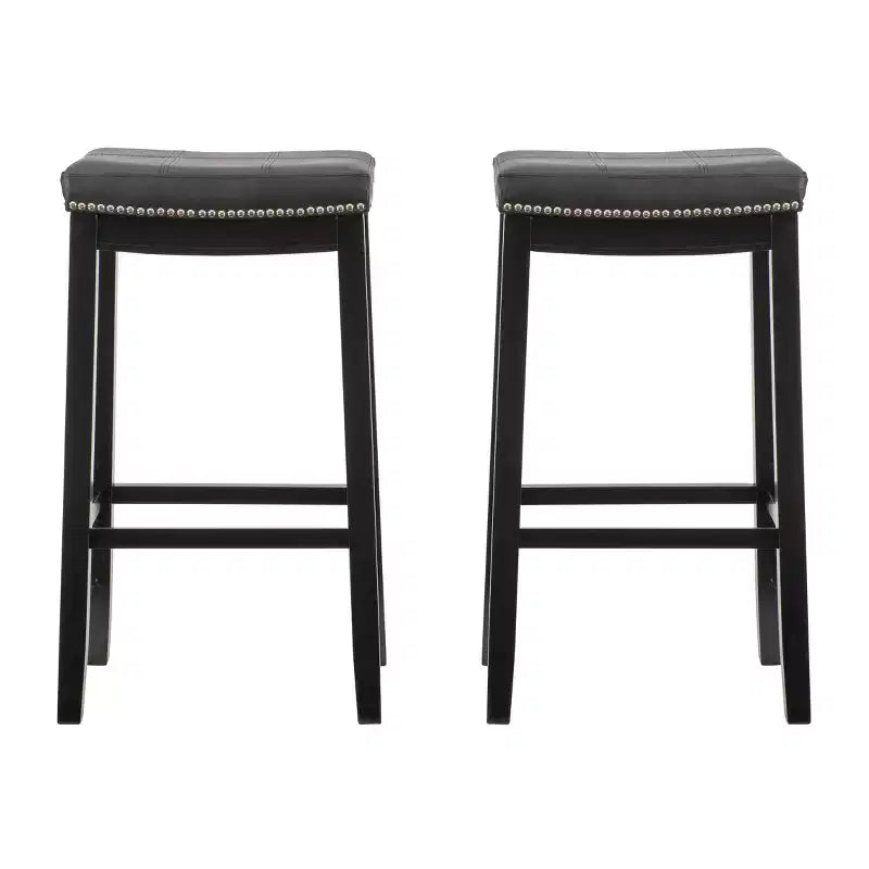 Juego de 2 taburetes de bar, modernos y de altura de mostrador, cómodos para isla de cocina y bar en casa