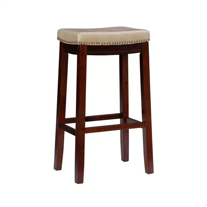 Juego de 2 taburetes de bar, modernos y de altura de mostrador, cómodos para isla de cocina y bar en casa