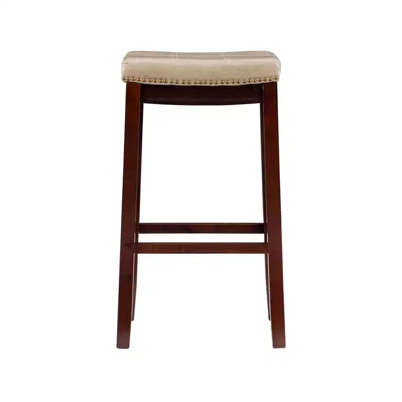 Set of 2 Barstools, Modern Counter Height Stools, Comfort Bar Chairs for Kitchen Island & Home Bar