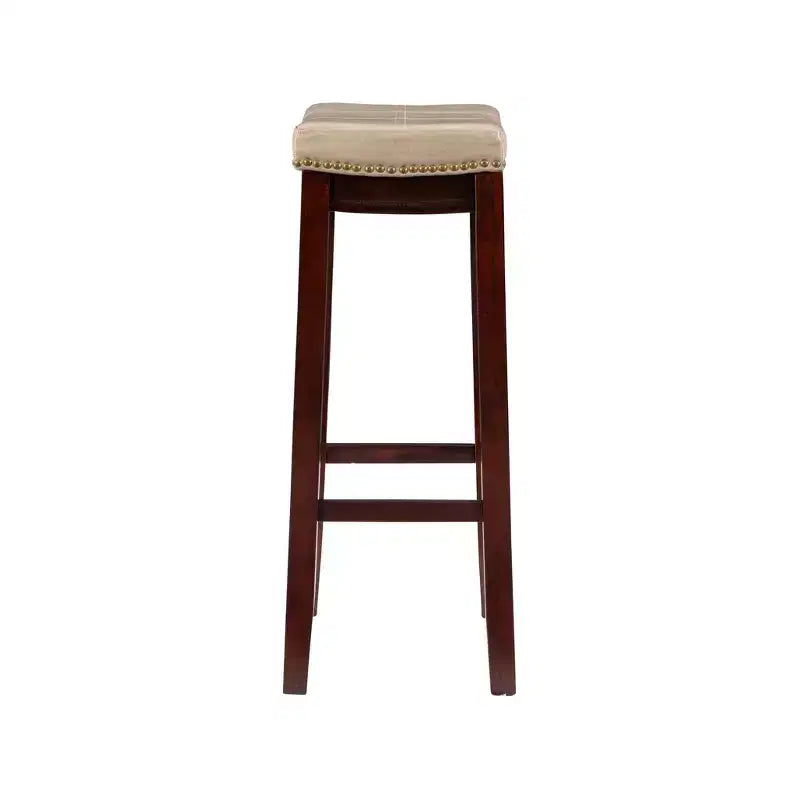 Set of 2 Barstools, Modern Counter Height Stools, Comfort Bar Chairs for Kitchen Island & Home Bar